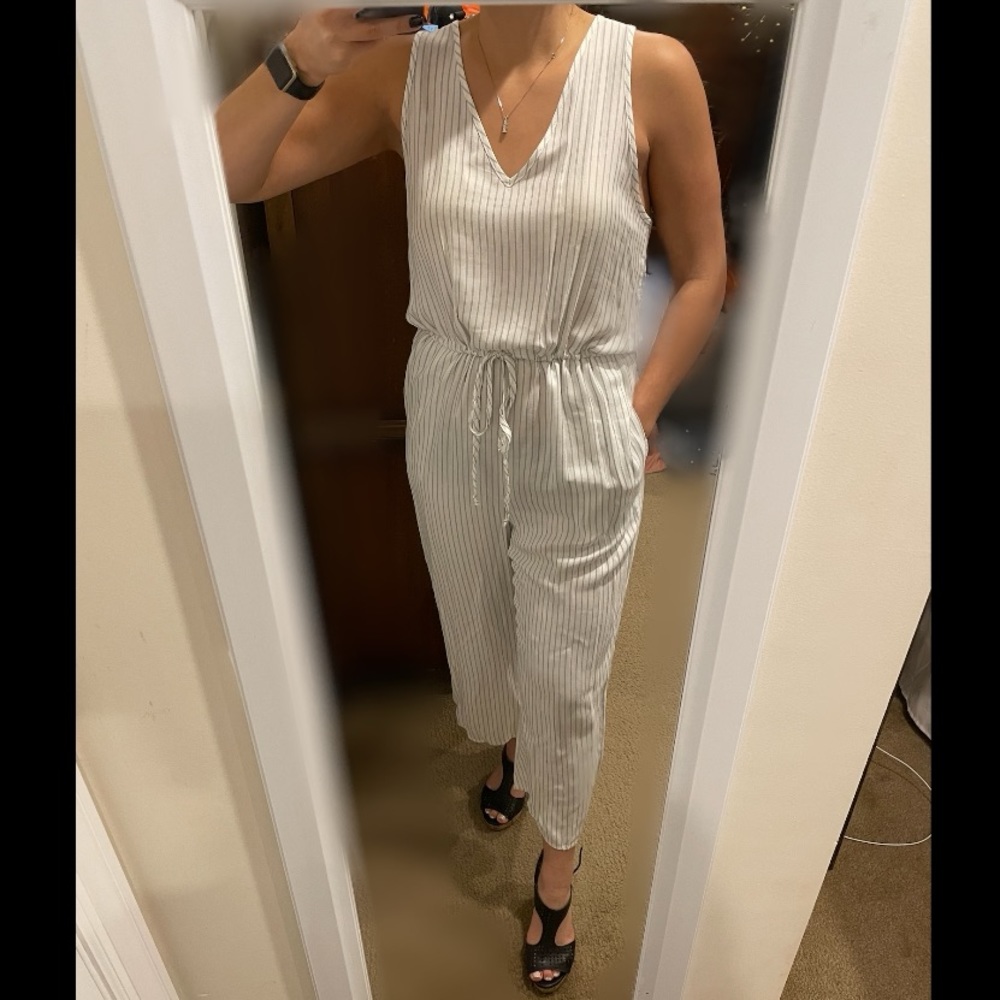 DREW striped jumpsuit